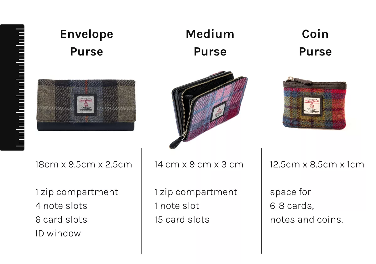Tweed Purse Styles comparison