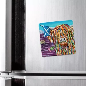 Steven Brown Art Magnet Highland Cow