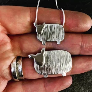 Brooch Gift Sheep and Ewe by Yala for Mum