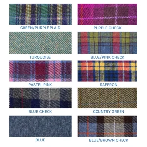 Maccessori ten Harris Tweed colours