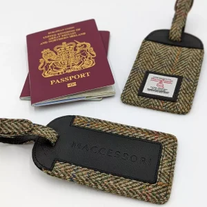 Harris Tweed Luggage Tags