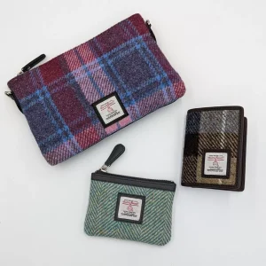 Harris Tweed Travel Wallets and Purses