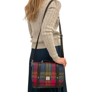 Small Messenger Bag with carry handle and shoulder strap