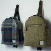 Blue and Green Harris Tweed Rucksacks
