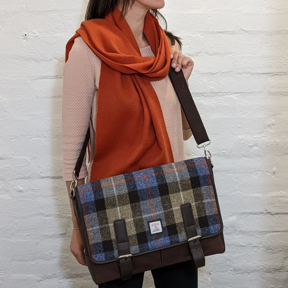 soft wool scarf burnt orange