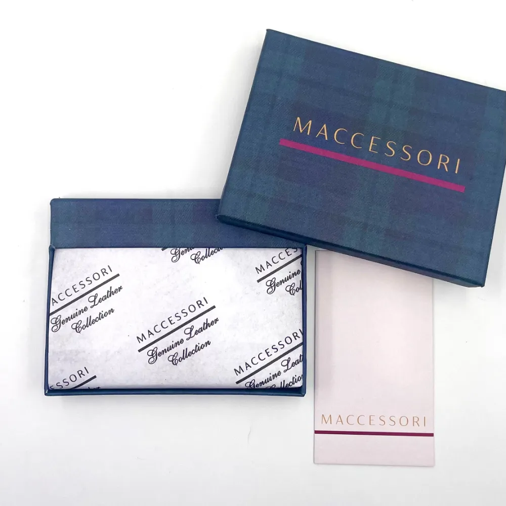 Box Packaging Leather Card Holder