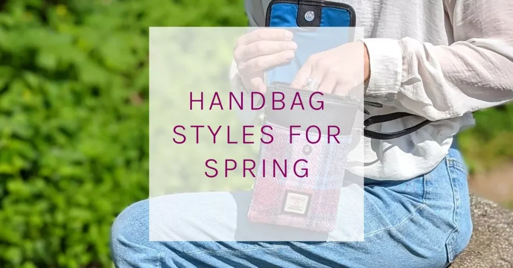 Harris Tweed Handbag Styles for Spring - Mini Crossbody Bag in Pastel Pink