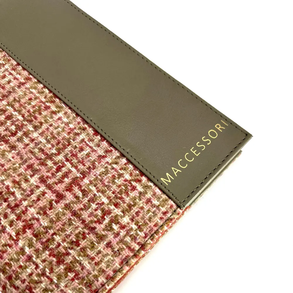 Harris Tweed Notebook Maple logo