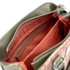 Harris Tweed Top Handle Bag Maple inside 2