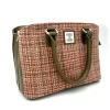 Harris Tweed Top Handle Bag Maple side